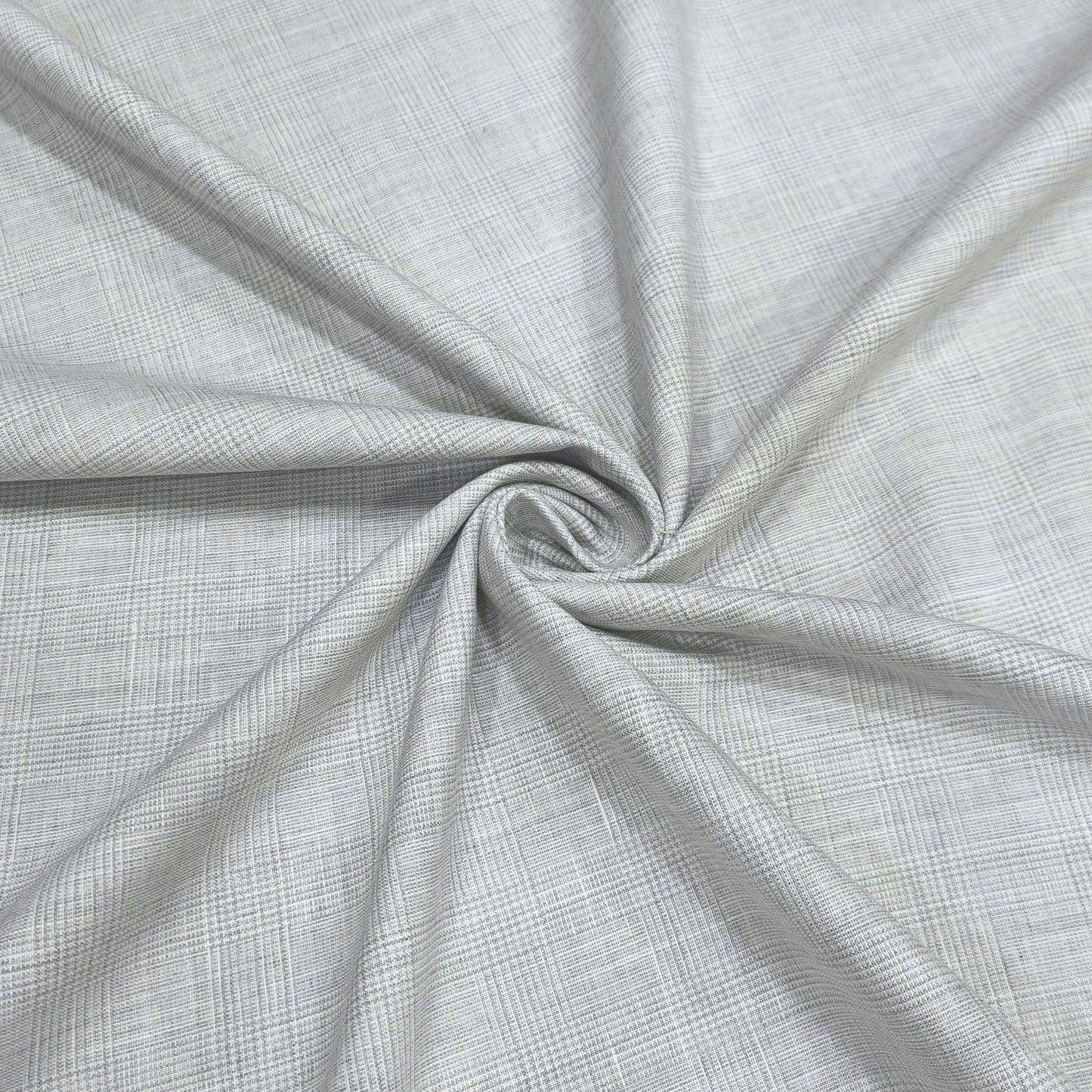 Silver Regent Check Fabric