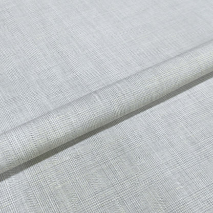 Silver Regent Check Fabric