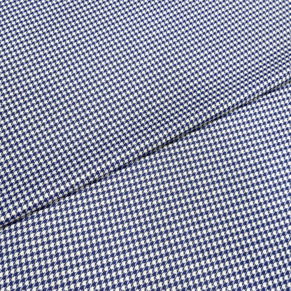 Royal Blue Houndstooth Fabric