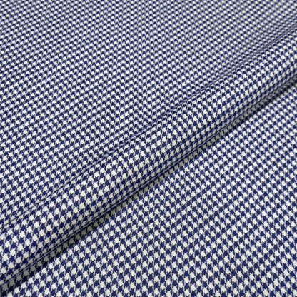 Royal Blue Houndstooth Fabric