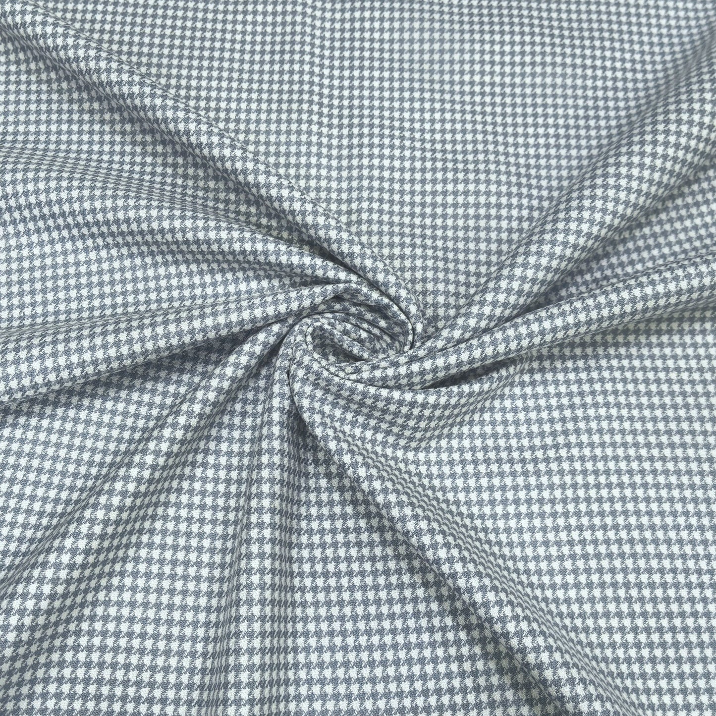 Glacier Grey Houndstooth Fabric