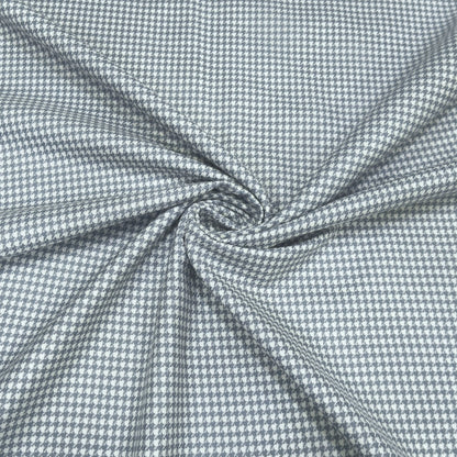 Glacier Grey Houndstooth Fabric