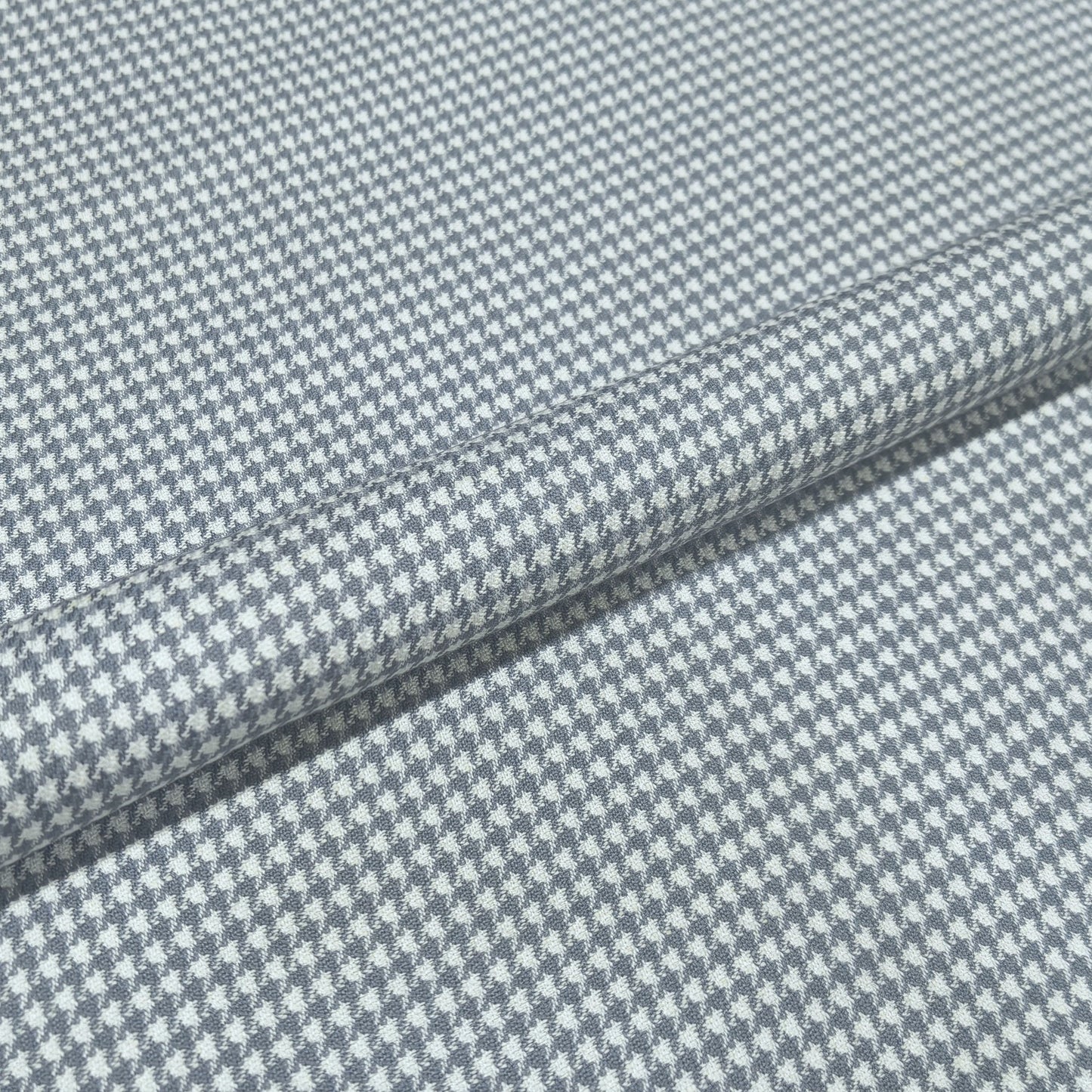 Glacier Grey Houndstooth Fabric