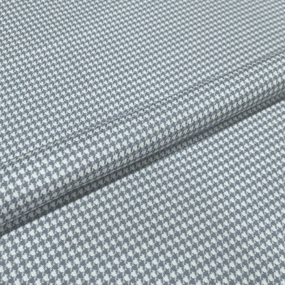 Glacier Grey Houndstooth Fabric