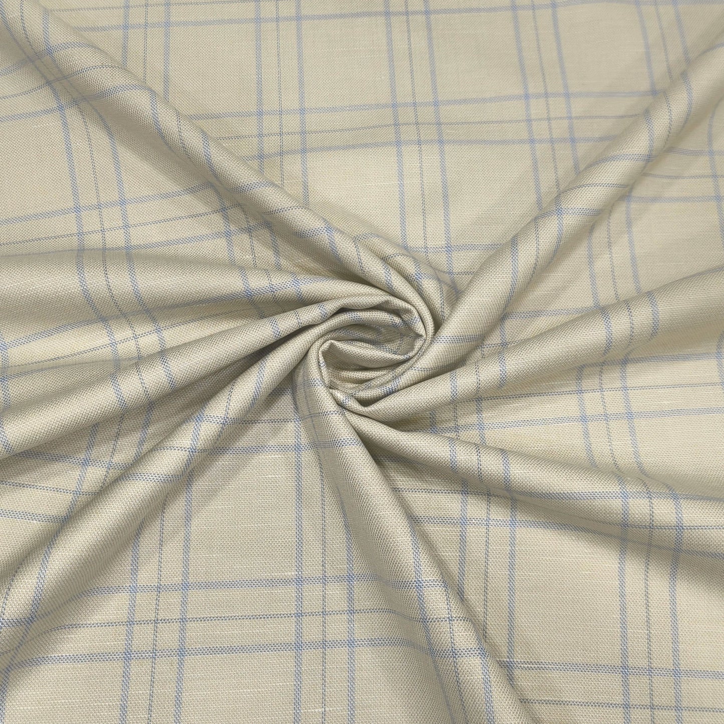 Sandstone Sky Windowpane Fabric