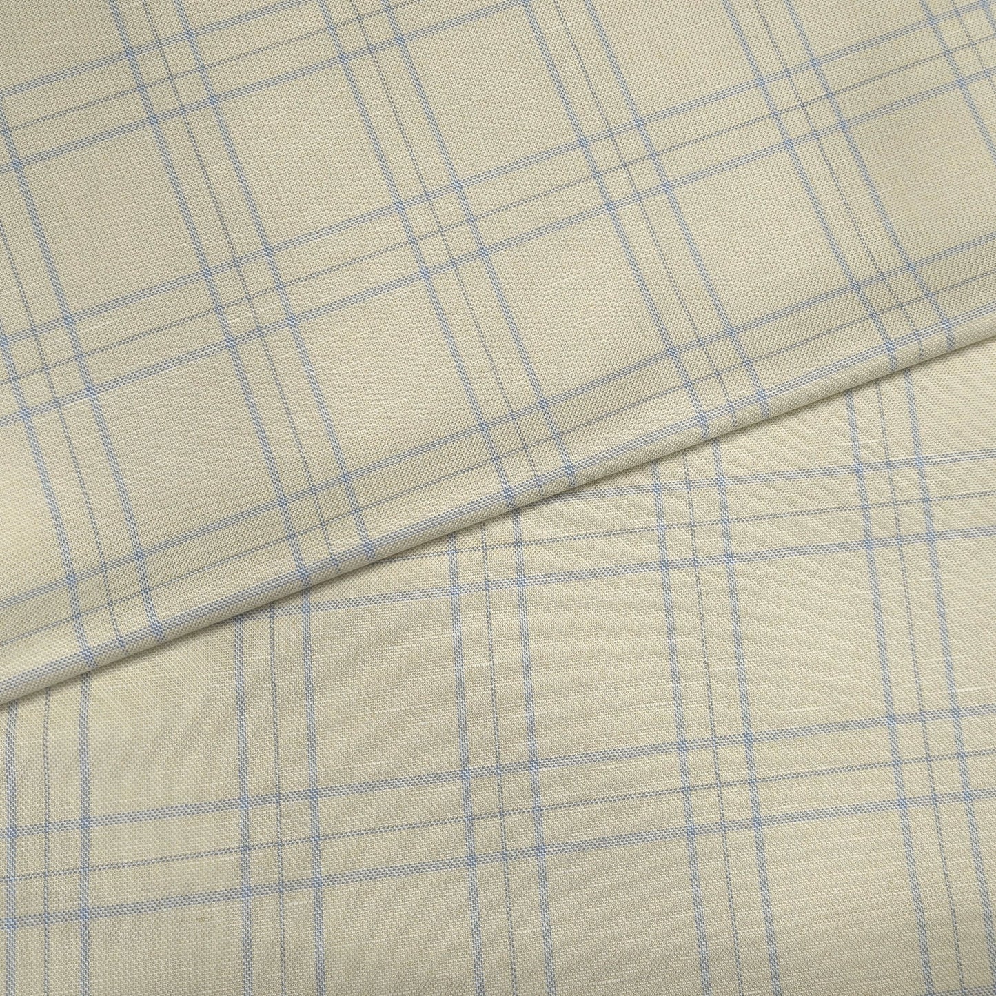 Sandstone Sky Windowpane Fabric