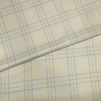 Sandstone Sky Windowpane Fabric