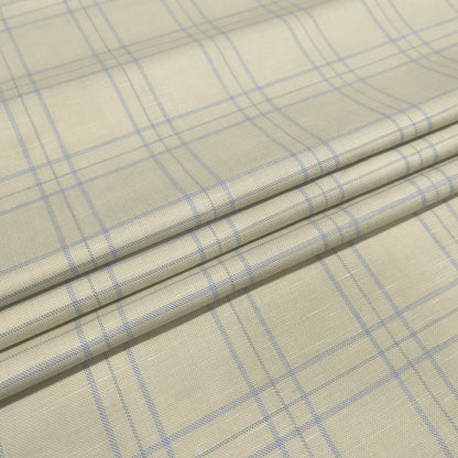 Sandstone Sky Windowpane Fabric
