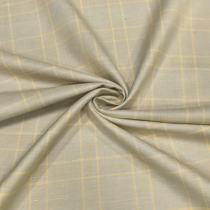 Golden Sand Windowpane Fabric