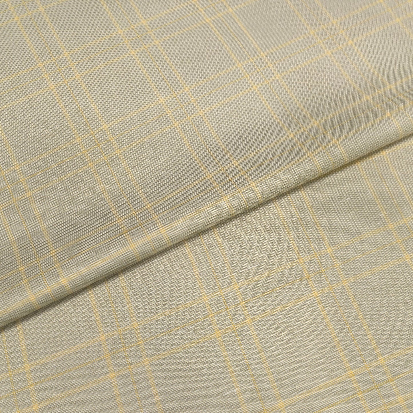 Golden Sand Windowpane Fabric