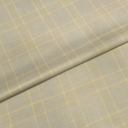 Golden Sand Windowpane Fabric