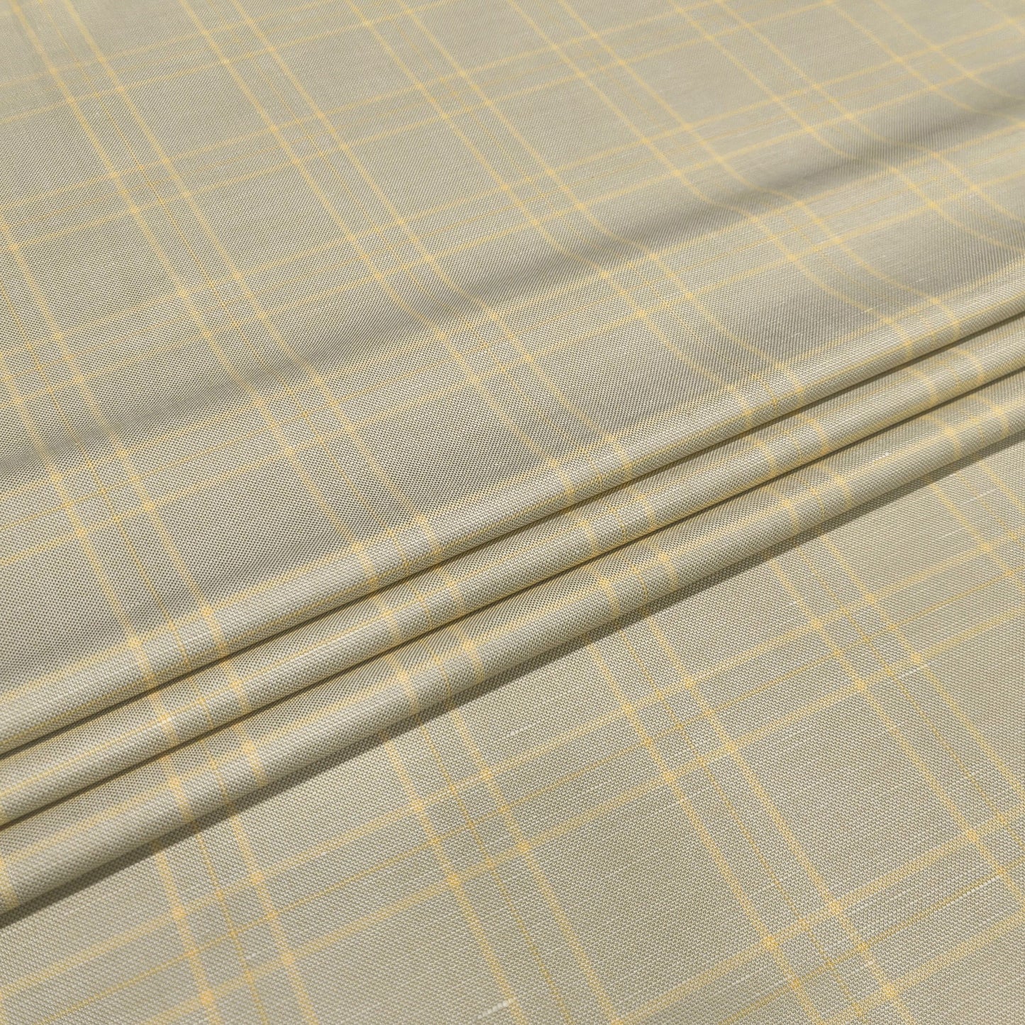 Golden Sand Windowpane Fabric