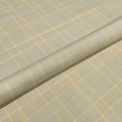 Golden Sand Windowpane Fabric