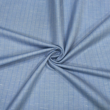 Azure Mist Stripe Fabric