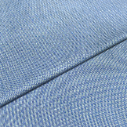 Azure Mist Stripe Fabric