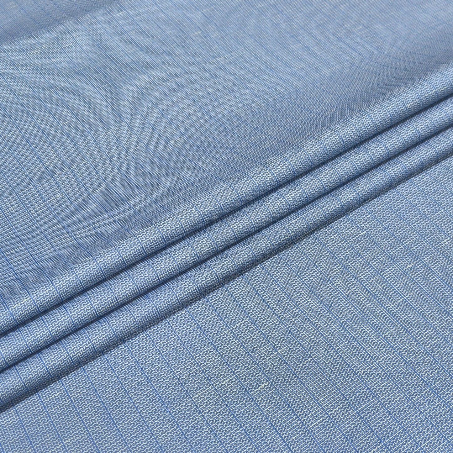 Azure Mist Stripe Fabric