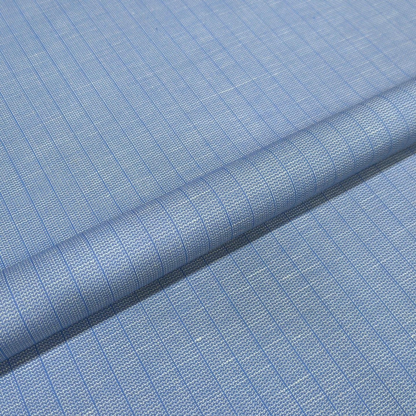 Azure Mist Stripe Fabric