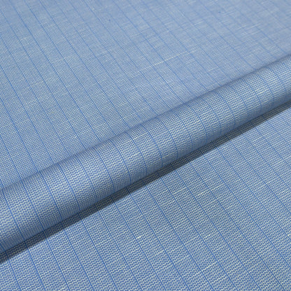 Azure Mist Stripe Fabric