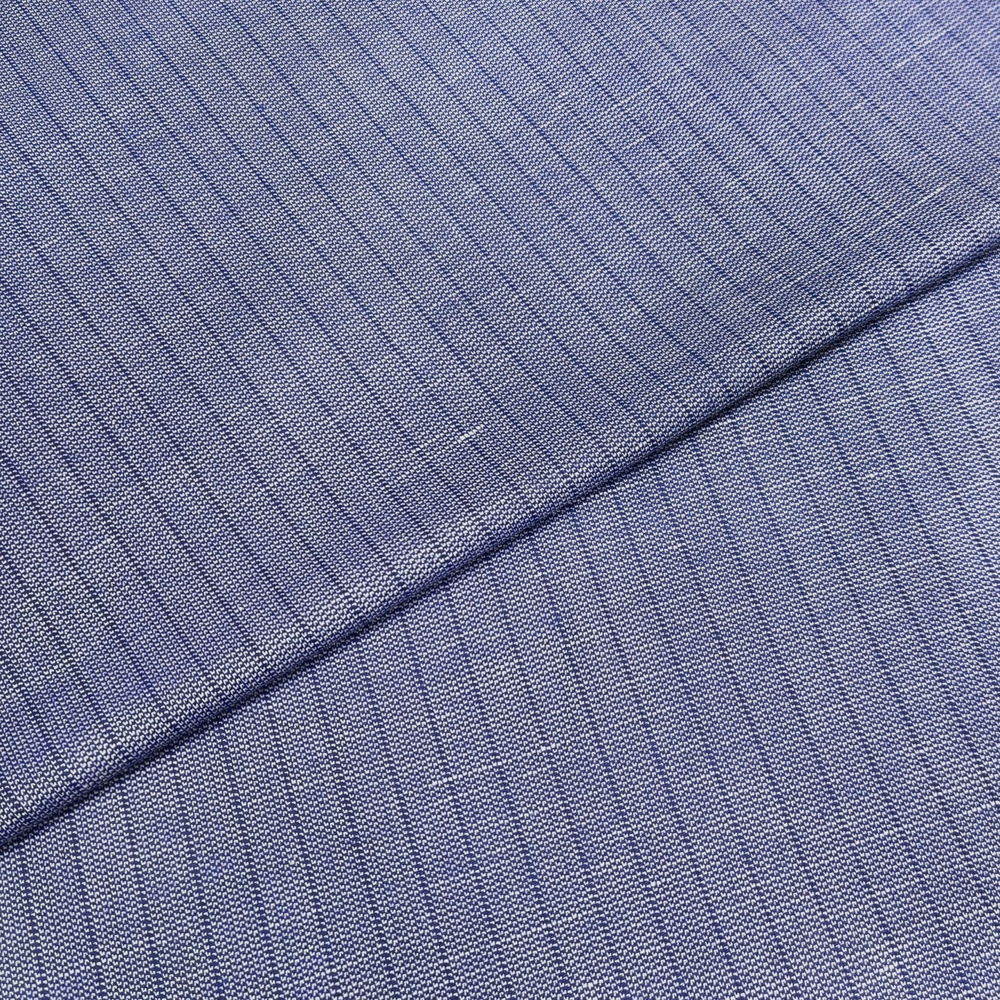 Royal Indigo Texture Stripe Fabric