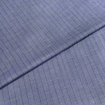 Royal Indigo Texture Stripe Fabric