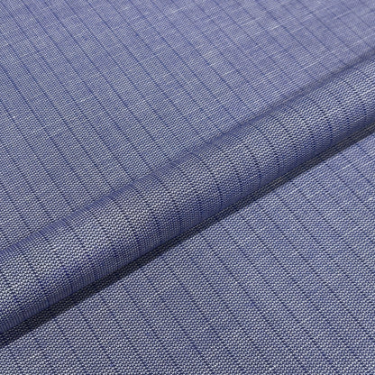 Royal Indigo Texture Stripe Fabric