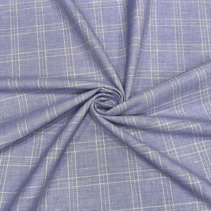 Lavender Regent Windowpane Fabric
