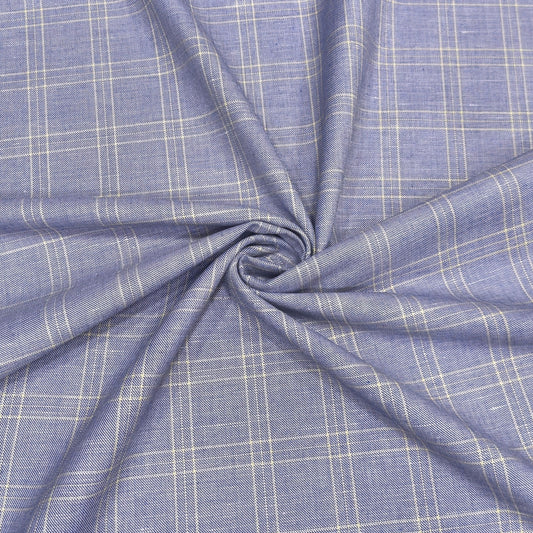Lavender Regent Windowpane Fabric