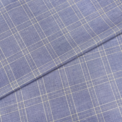 Lavender Regent Windowpane Fabric