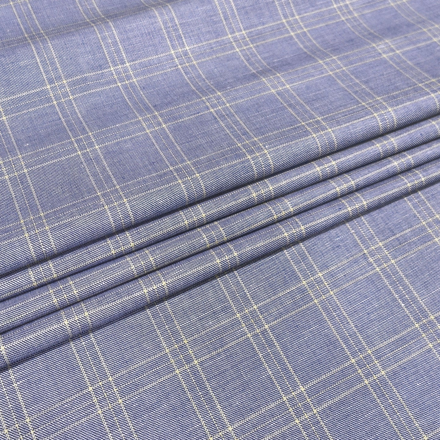 Lavender Regent Windowpane Fabric
