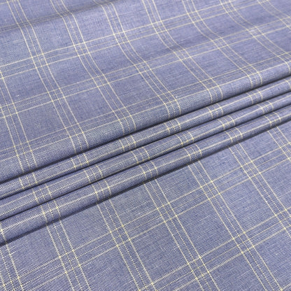 Lavender Regent Windowpane Fabric