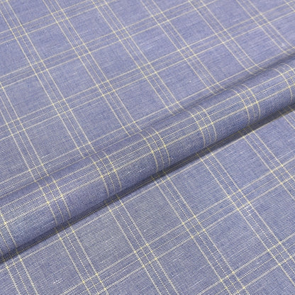 Lavender Regent Windowpane Fabric