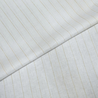 White Sand Pinstripe Fabric