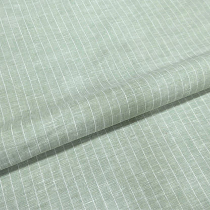 Sage Stripe Linen Fabric