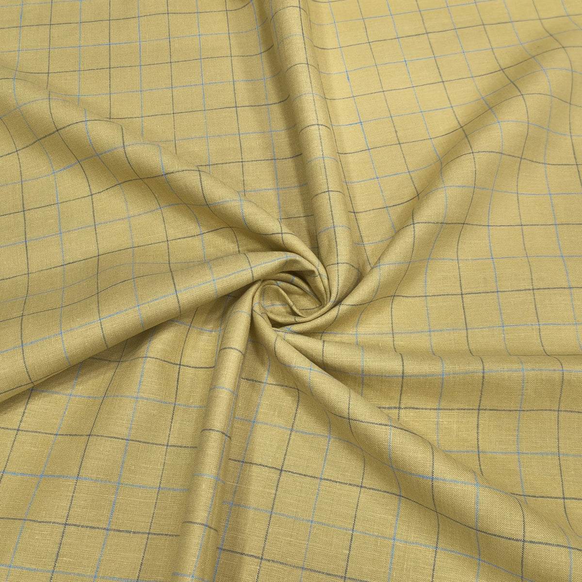 Golden Sky Windowpane Fabric