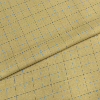 Golden Sky Windowpane Fabric