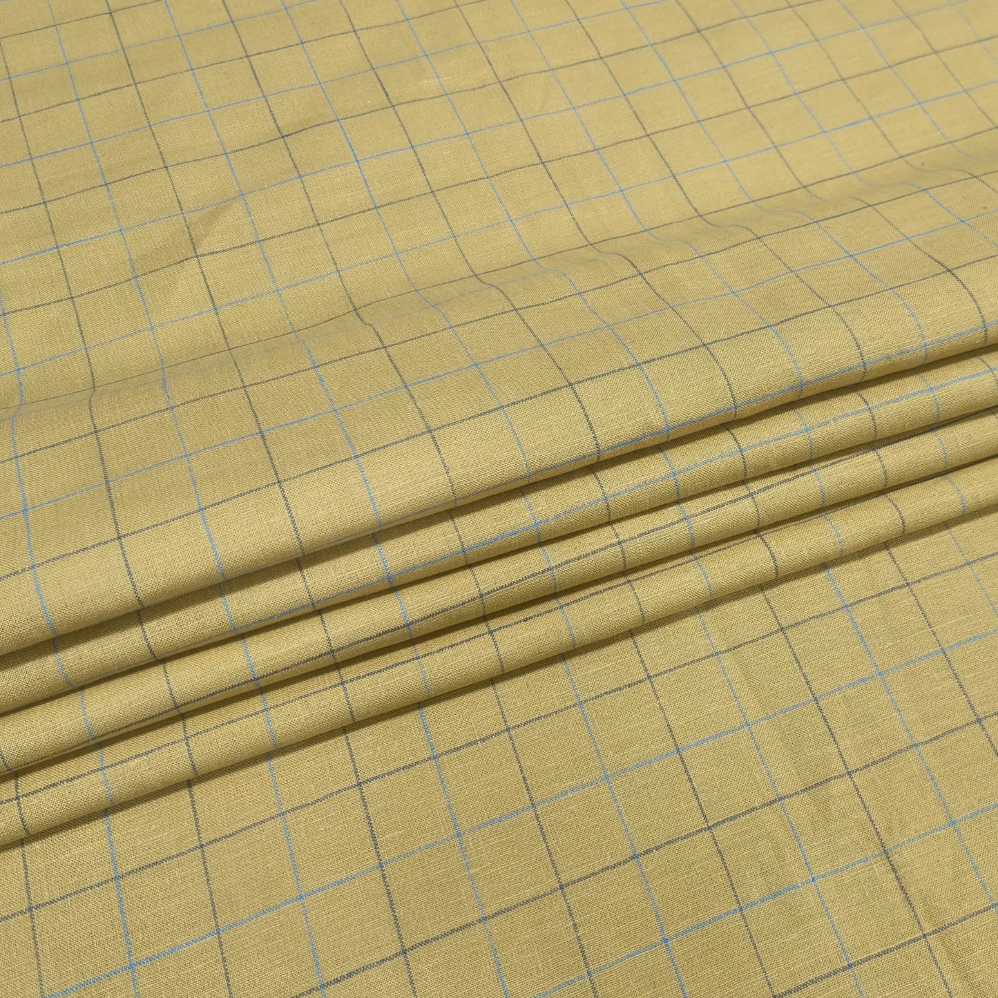Golden Sky Windowpane Fabric