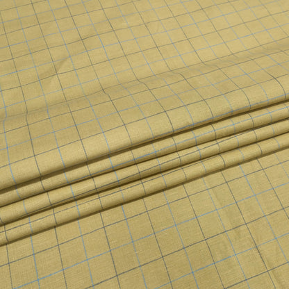 Golden Sky Windowpane Fabric