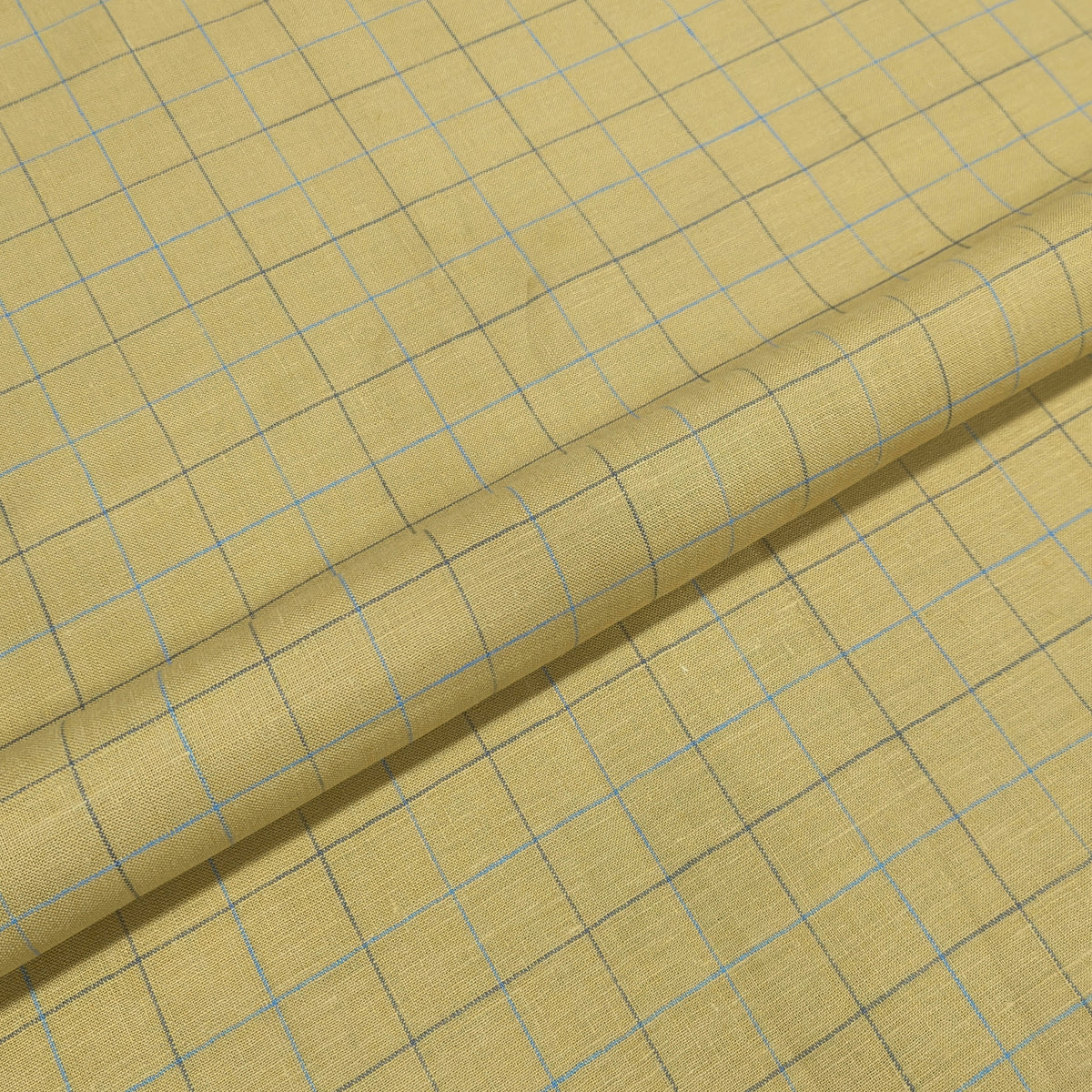 Golden Sky Windowpane Fabric