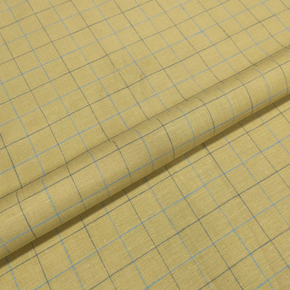 Golden Sky Windowpane Fabric