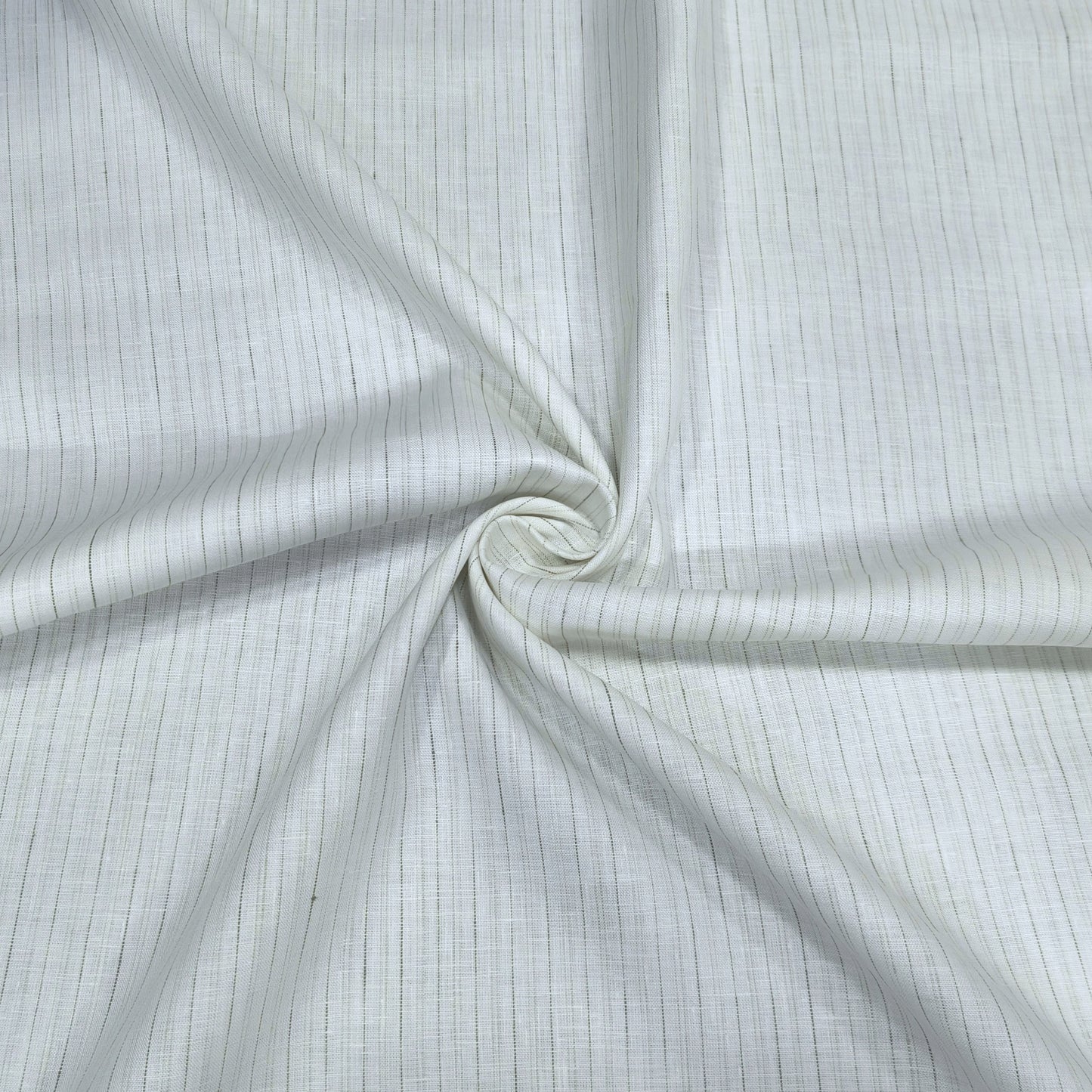 Olive Whisper Pinstripe Fabric