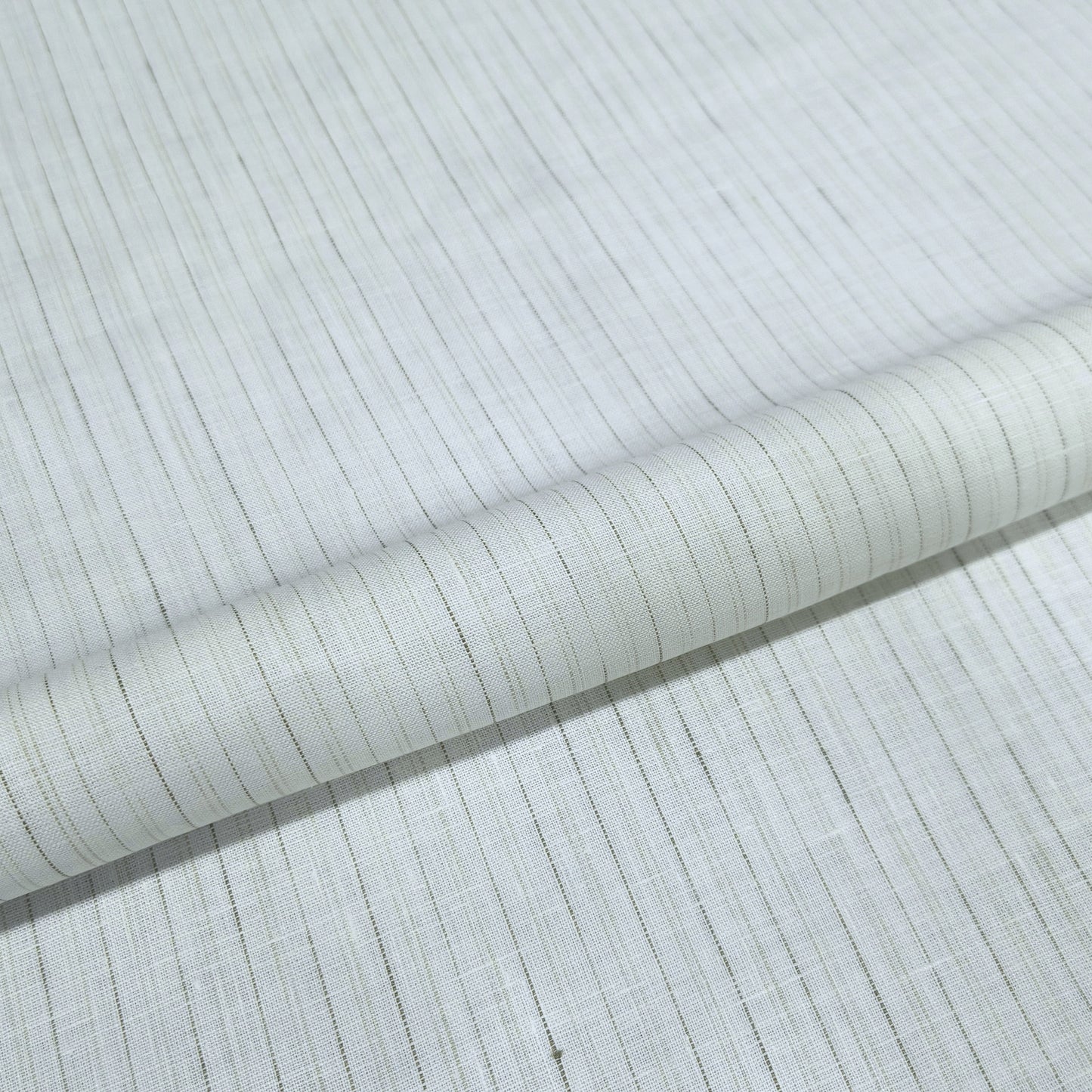 Olive Whisper Pinstripe Fabric