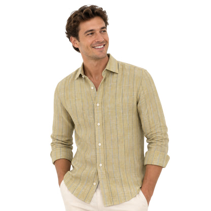 Sandstone Dual Stripe Fabric